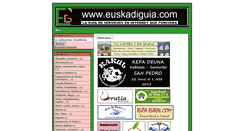 Desktop Screenshot of euskadiguia.com