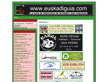 Tablet Screenshot of euskadiguia.com